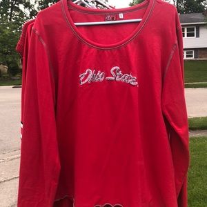 Women’s long sleeve with script Ohio State